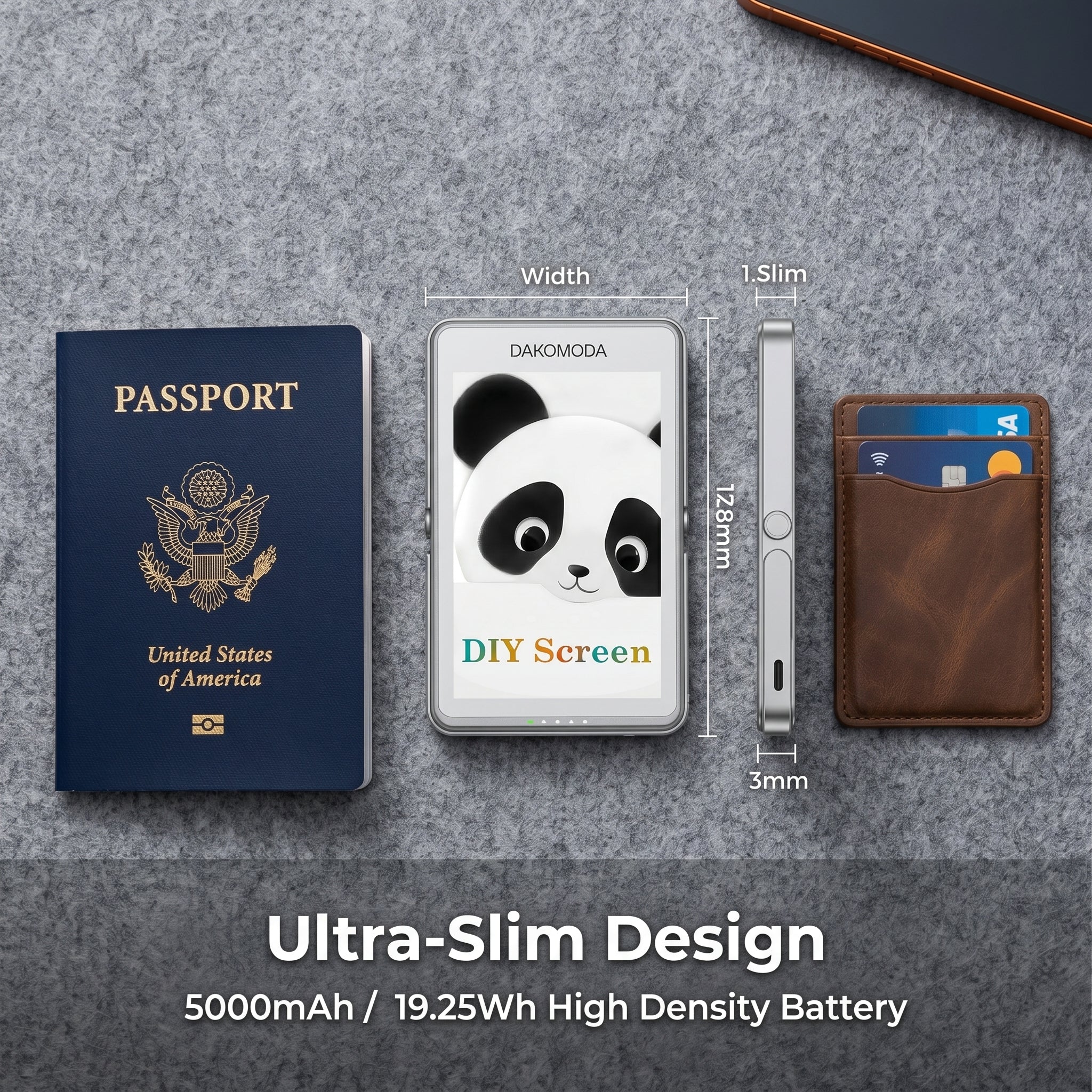 Color E-Ink Prame Power Bank
