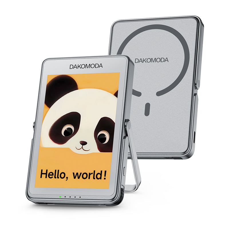 Dakomoda Color E-link Screen Power Bank (Sliver) Main image